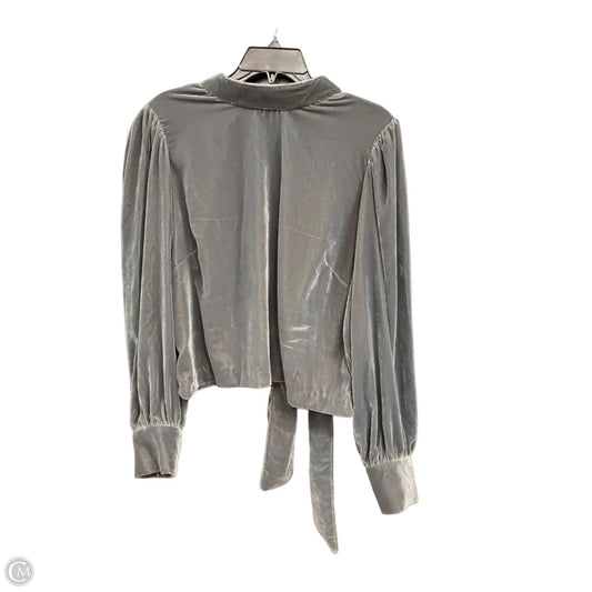 Top Long Sleeve By Banana Republic In Blue, Size: Xl