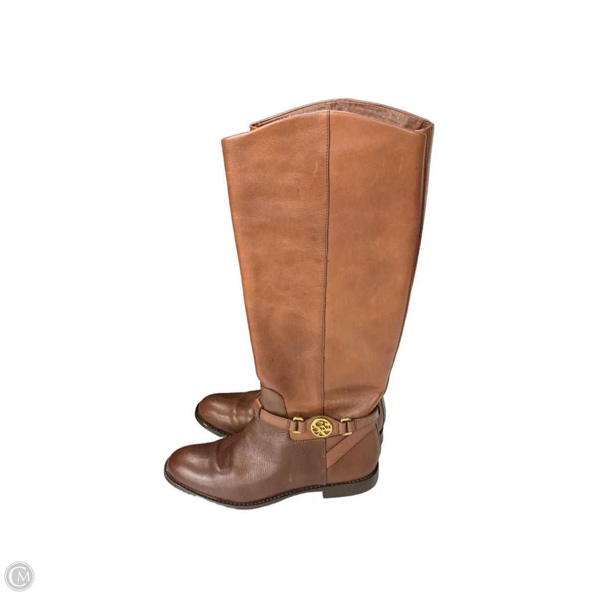 Boots Designer By Coach In Brown, Size: 7