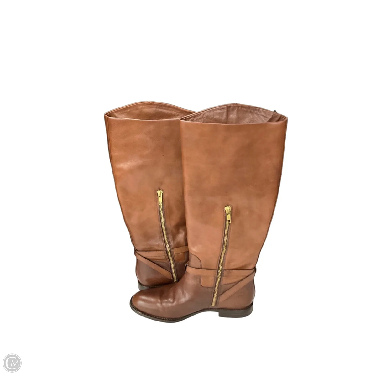 Boots Designer By Coach In Brown, Size: 7