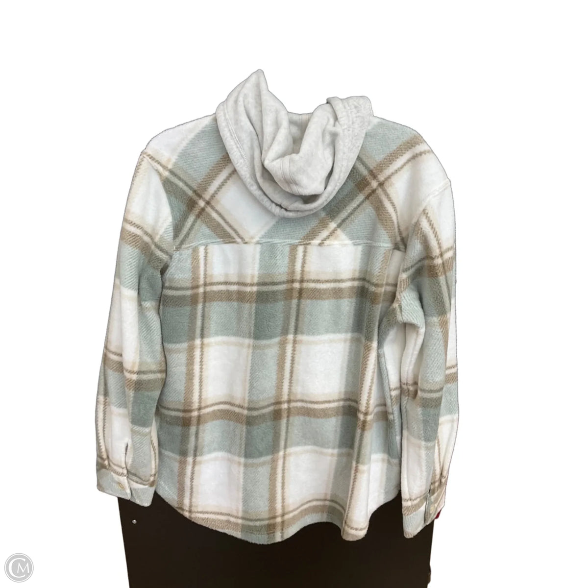 Jacket Shirt By Thread And Supply In Plaid Pattern, Size: M