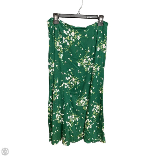 Skirt Maxi By Reformation In Green, Size: 12