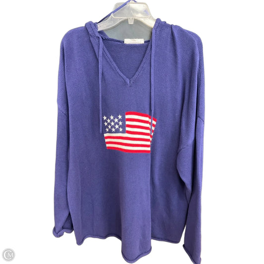 Sweater By Clothes Mentor In Blue, Size: 2x