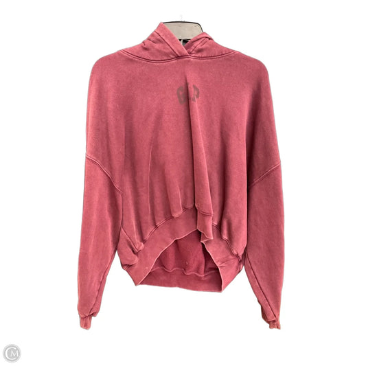 Sweatshirt Hoodie By Gap In Red, Size: L
