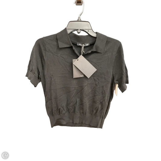 Top Short Sleeve By Mng In Black, Size: S