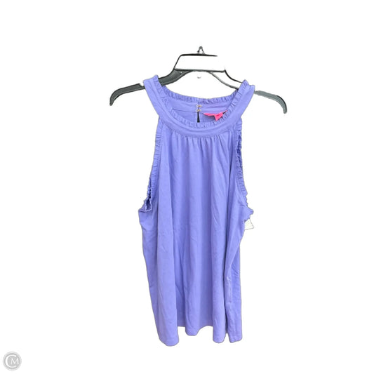 Top Sleeveless Designer By Lilly Pulitzer In Blue, Size: L