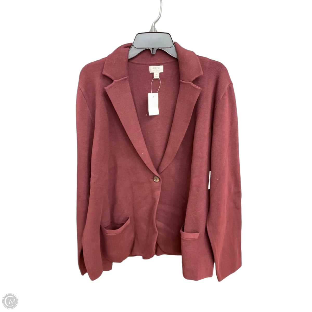 Cardigan By J. Crew In Maroon, Size: 2x