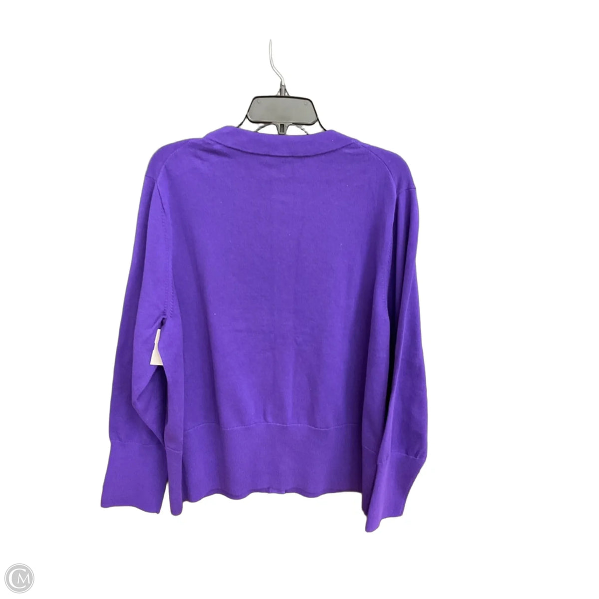 Cardigan By Talbots In Purple, Size: 1x