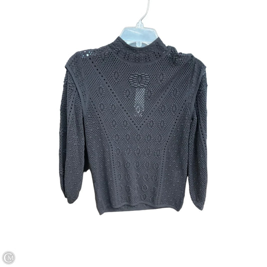 Top Long Sleeve By White House Black Market In Black, Size: Xs