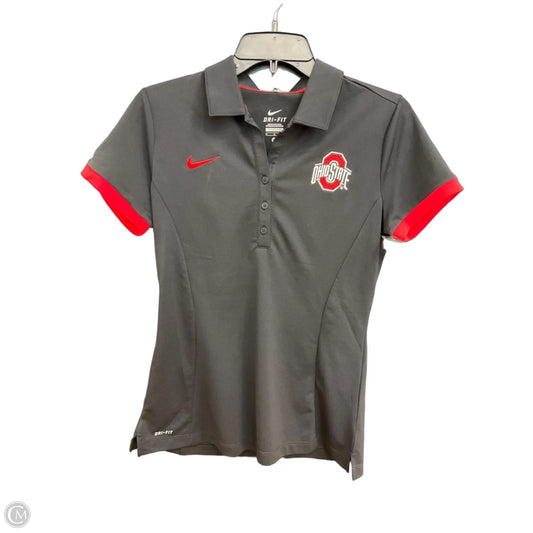 Athletic Top Short Sleeve By Nike Apparel In Black, Size: M