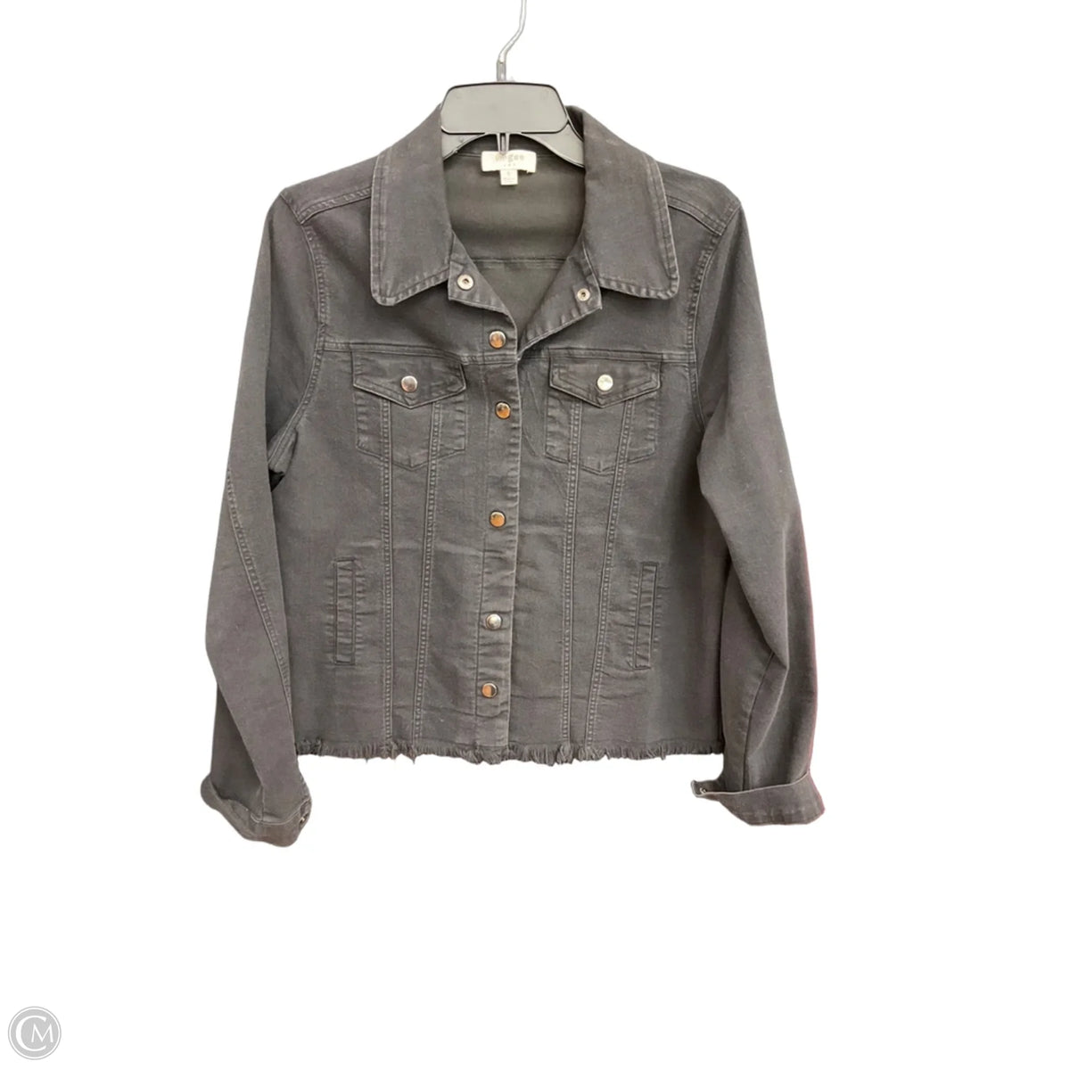 Jacket Denim By Umgee In Black Denim, Size: S