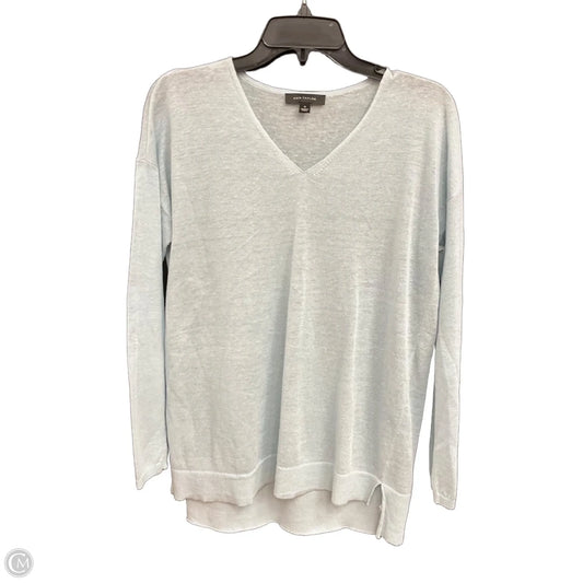 Top Long Sleeve By Ann Taylor In Blue, Size: S