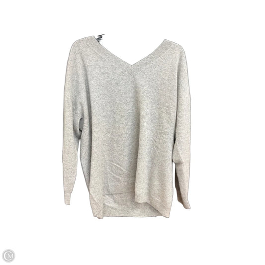 Sweater Cashmere By Talbots In Grey, Size: 2x