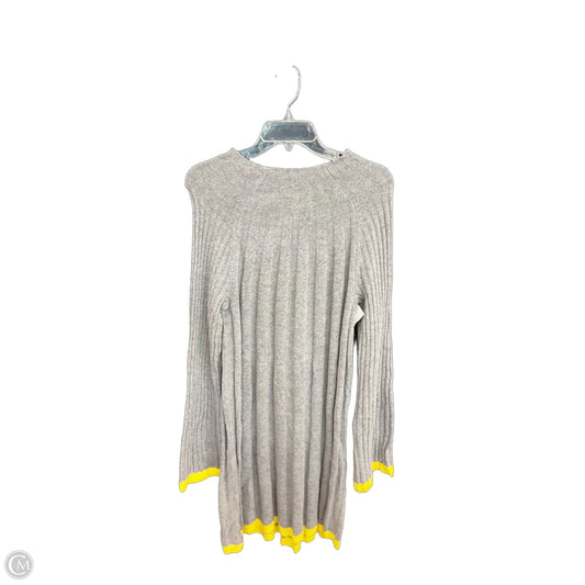 Dress Sweater By Anthropologie In Grey, Size: M