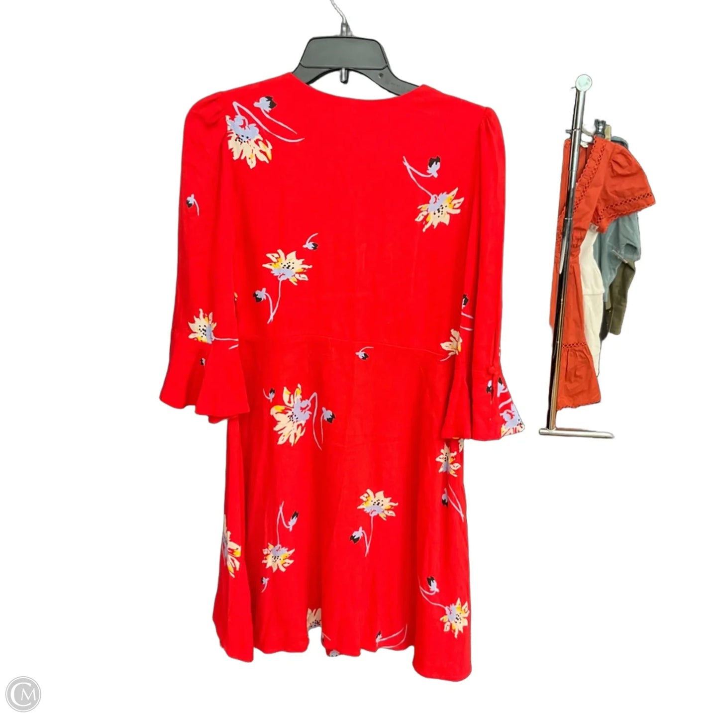 Dress Casual Midi By Free People In Red, Size: Xs