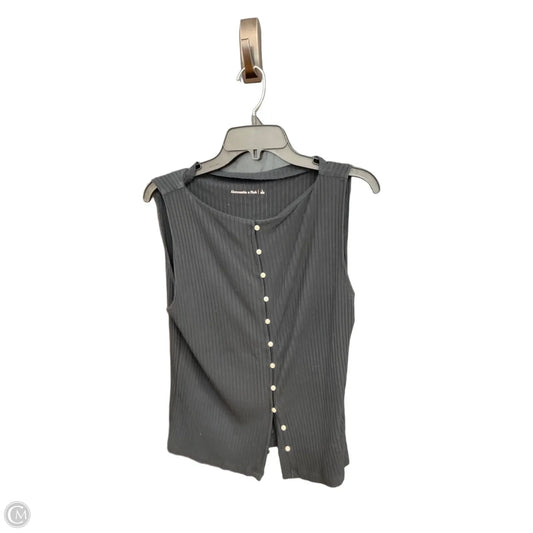 Top Sleeveless By Abercrombie And Fitch In Black, Size: L