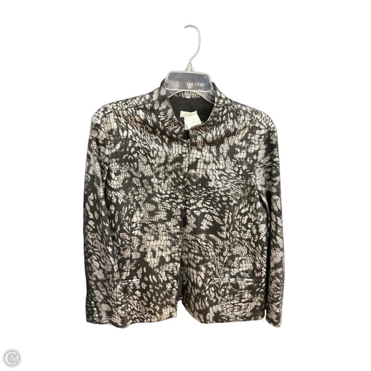 Blazer By Chicos In Animal Print, Size: L