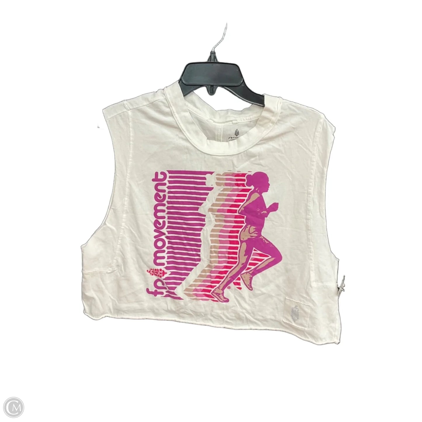 Athletic Top Short Sleeve By Free People In White, Size: Xs