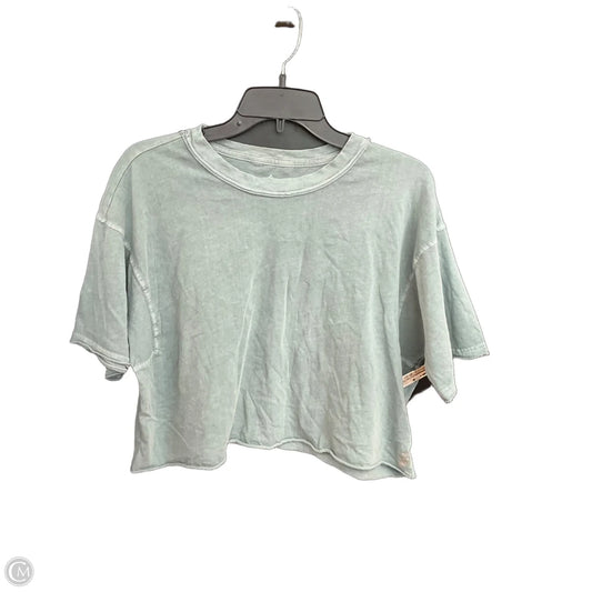 Athletic Top Short Sleeve By Free People In Green, Size: Xs