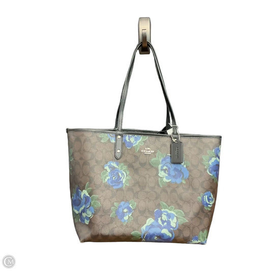 Tote Designer By Coach, Size: Large