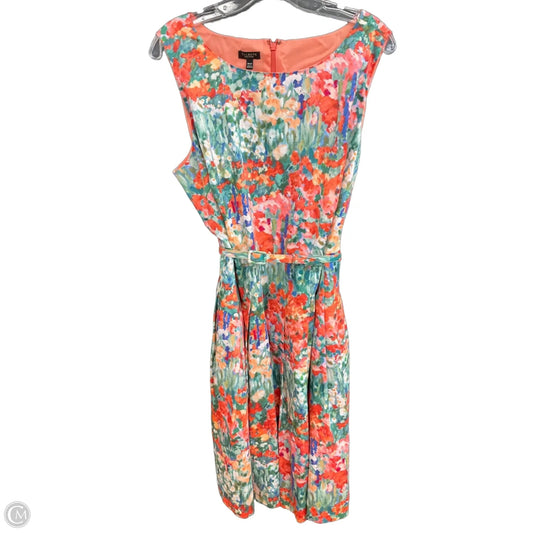 Dress Casual Midi By Talbots In Multi-colored, Size: 1x