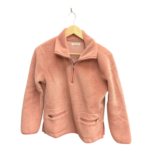 Jacket Fleece By Madewell In Pink, Size: S