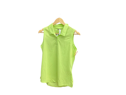 Athletic Tank Top By Adidas In Green, Size: M