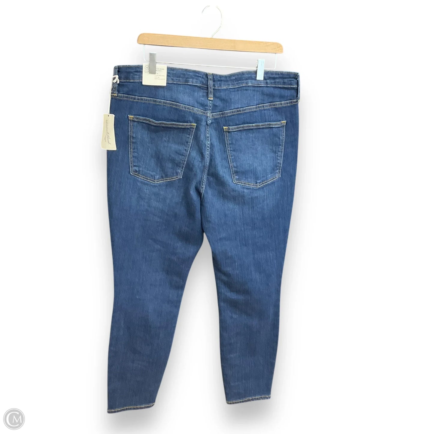 Jeans Straight By Universal Thread In Blue Denim, Size: 16