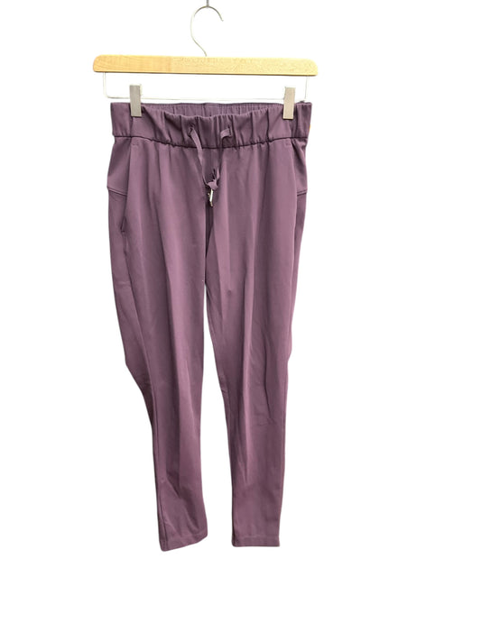 Athletic Pants By Lululemon In Purple, Size: 2