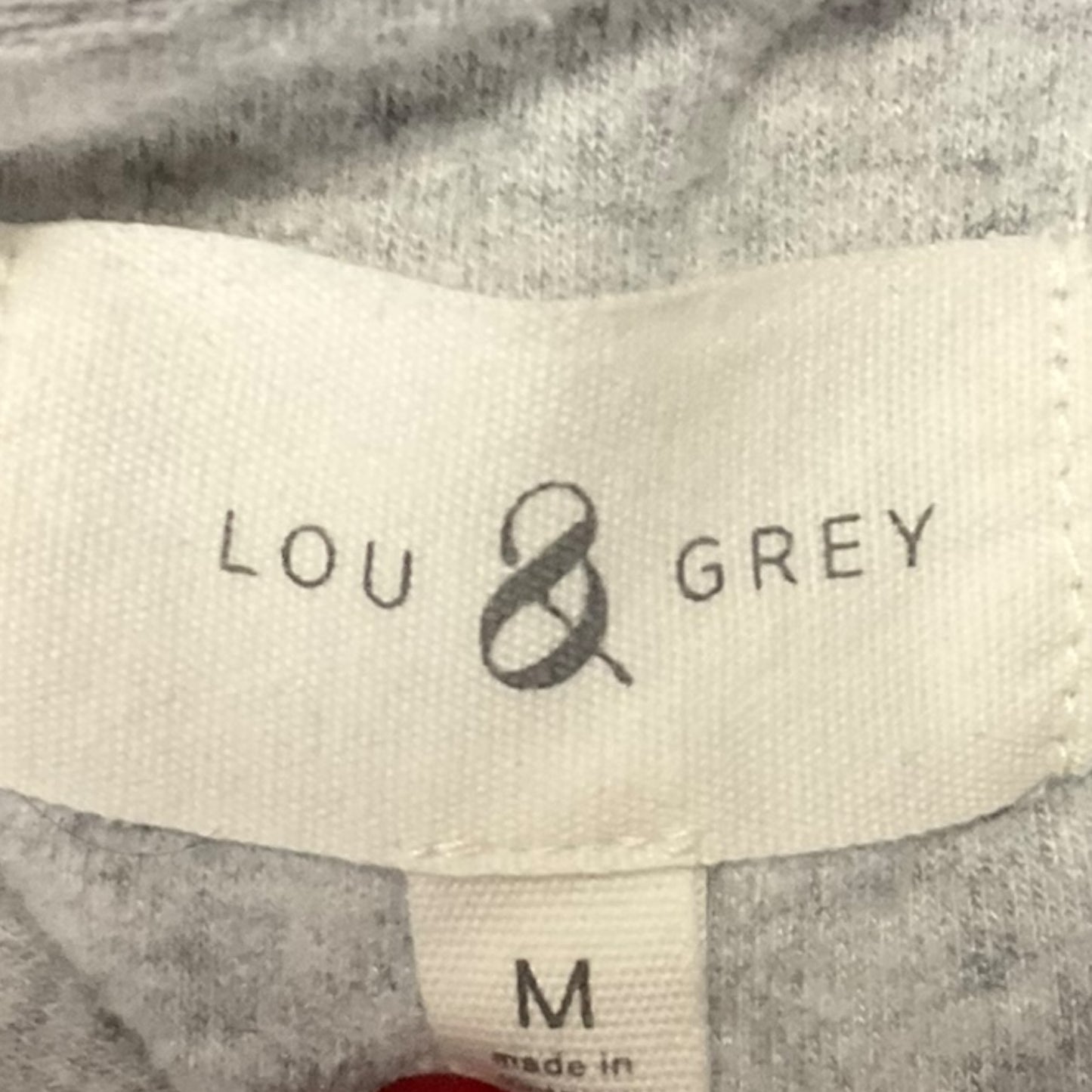 Sweatshirt Hoodie By Lou And Grey In Grey, Size: M