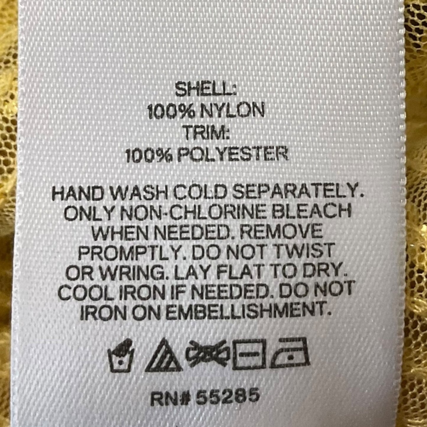 Top Long Sleeve By Express In Gold, Size: M