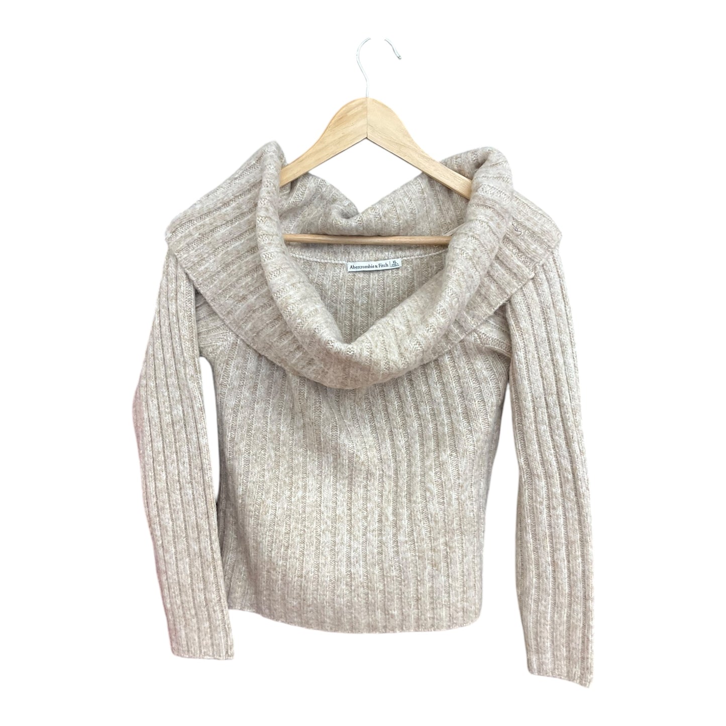 Sweater By Abercrombie And Fitch In Tan, Size: Xl