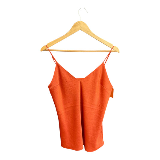 Top Sleeveless By Express In Orange, Size: M