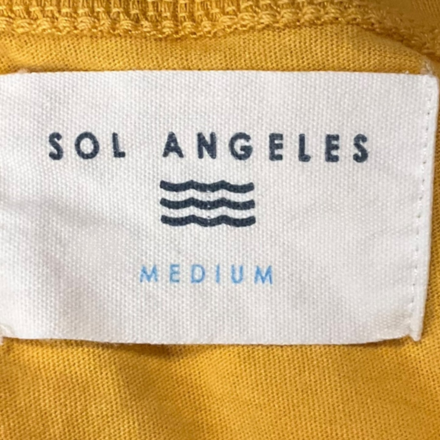 Top Sleeveless Basic By Sol Angeles In Yellow, Size: M