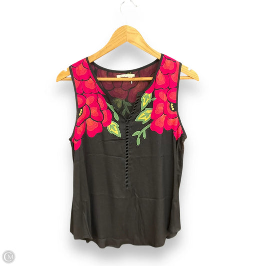 Top Sleeveless By Floreat In Black, Size: M