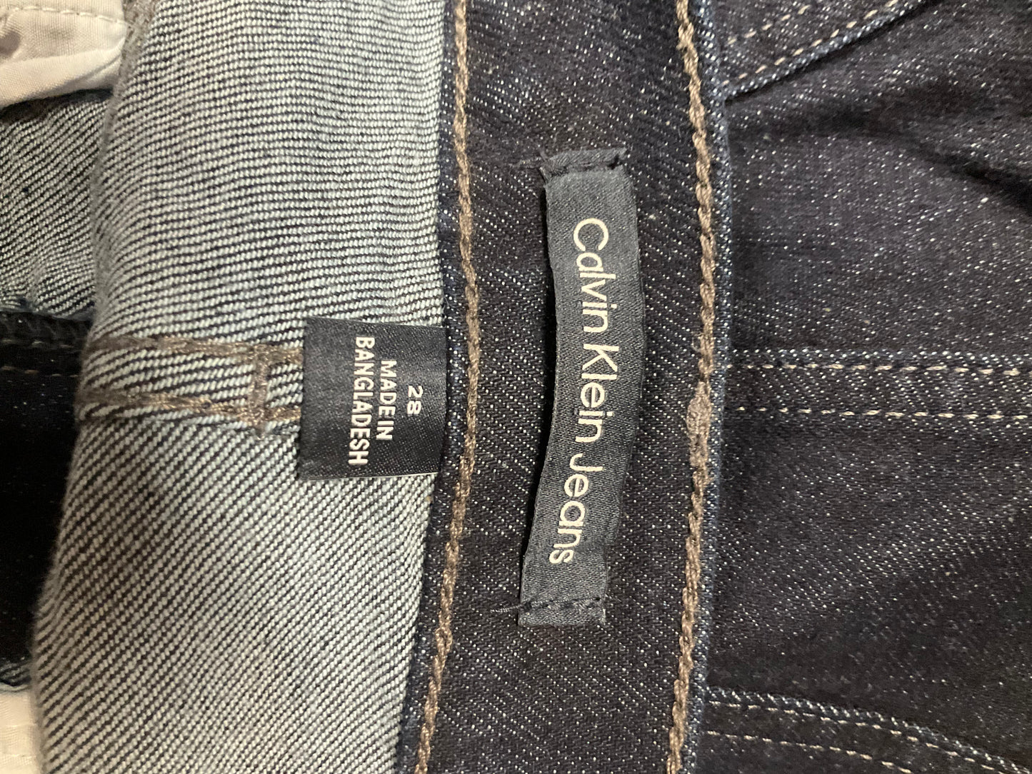 Jeans Boot Cut By Calvin Klein In Blue Denim, Size: 6