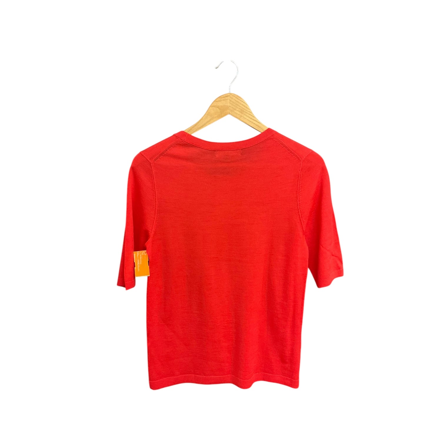 Top Short Sleeve By Banana Republic In Red, Size: M