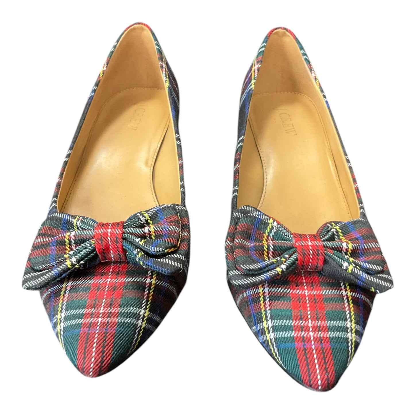 Shoes Heels Kitten By J. Crew In Plaid Pattern, Size: 8.5