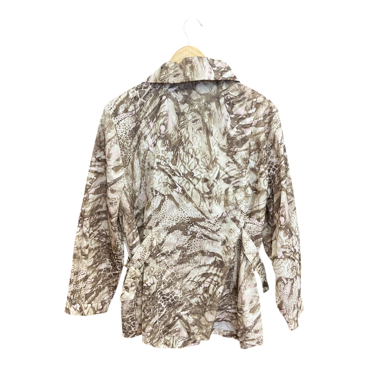 Jacket Other By Zenergy By Chicos In Camouflage Print, Size: Xl