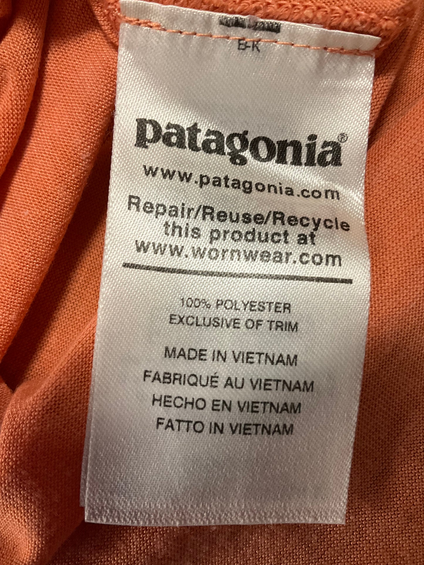 Athletic Tank Top By Patagonia  Size: M