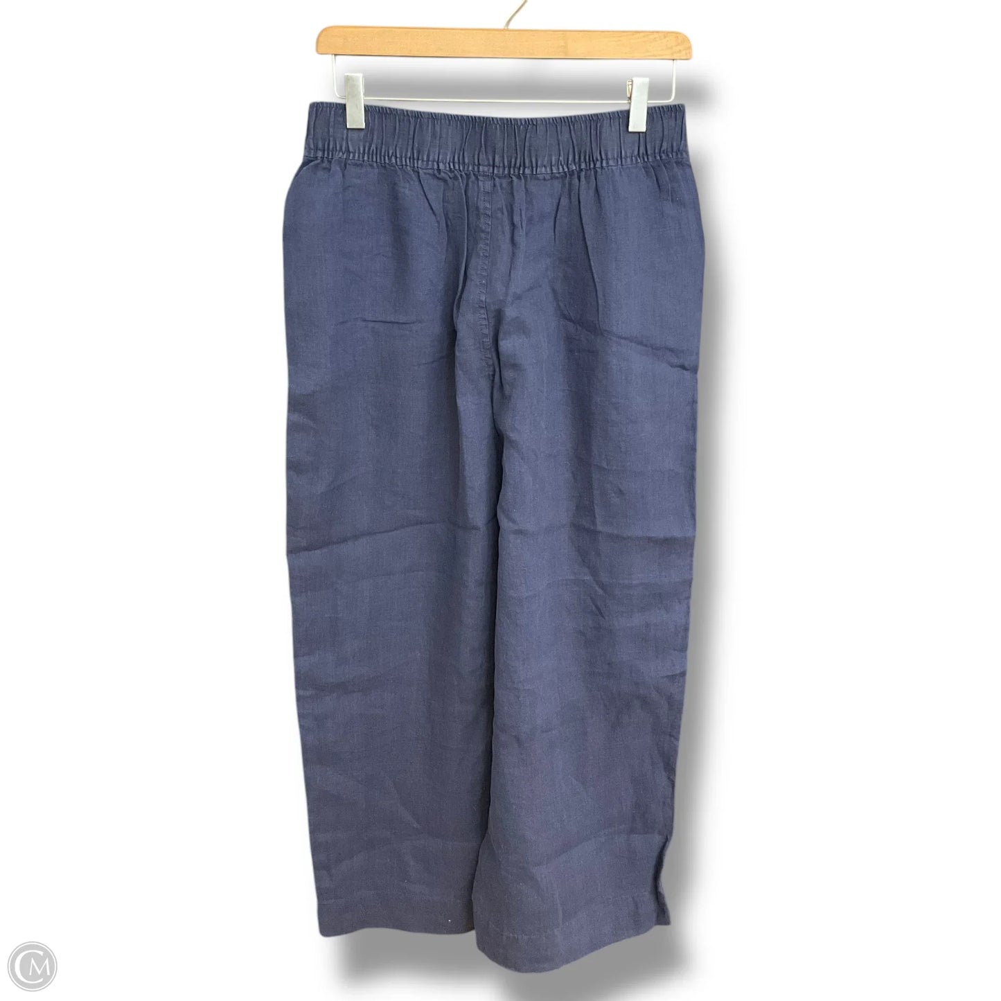 Pants Linen By T Tahari In Blue, Size: M