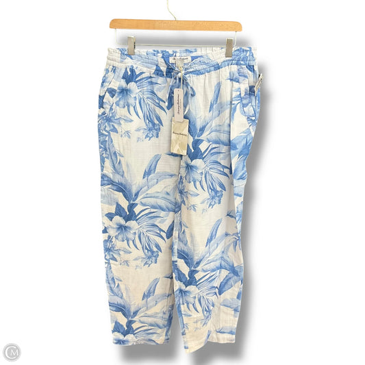 Pants Linen By Tommy Bahama In Blue & White, Size: M