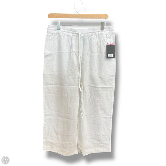 Pants Linen By Dkny In White, Size: M