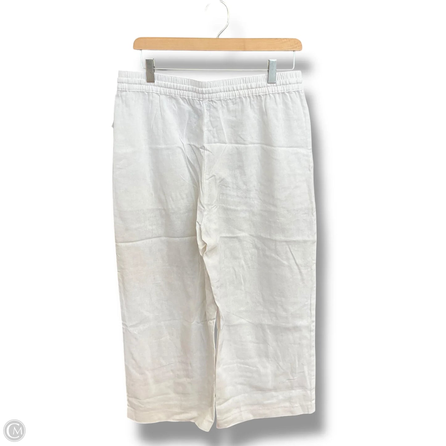 Pants Linen By Dkny In White, Size: M