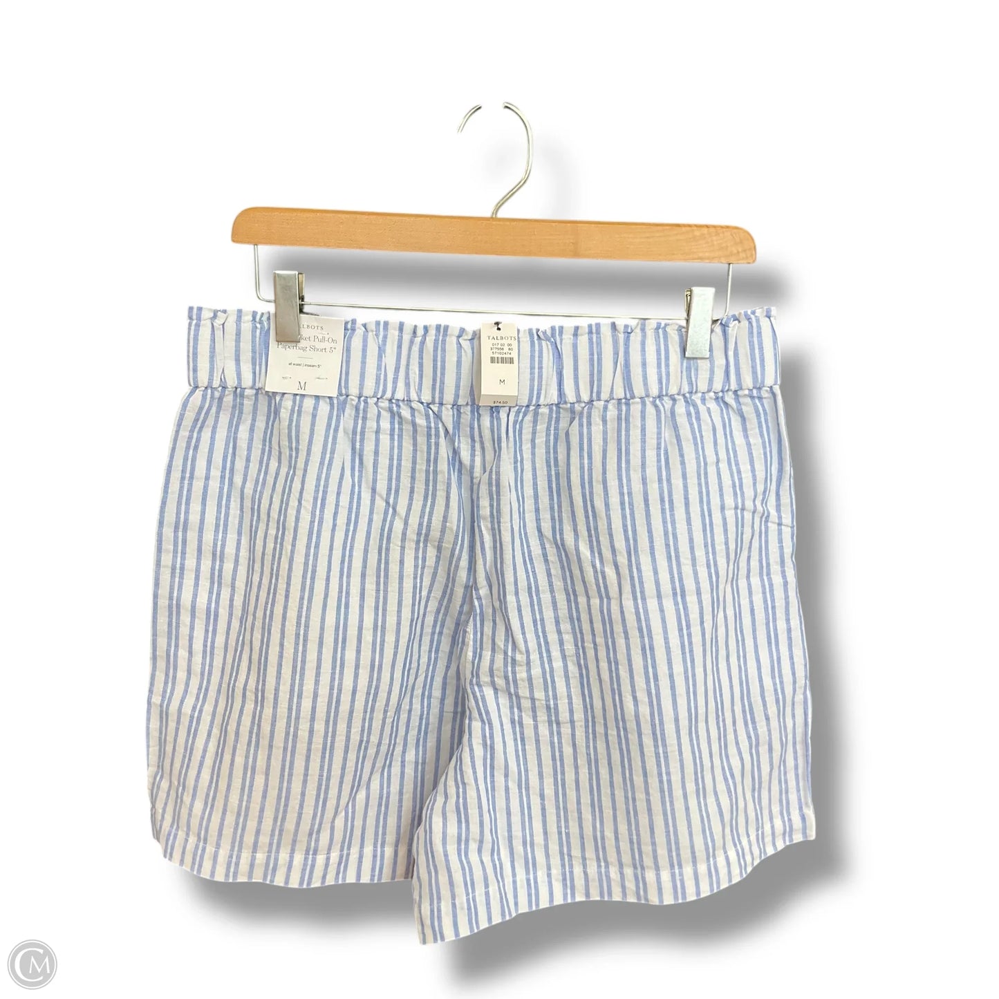 Shorts By Talbots In Blue & White, Size: M