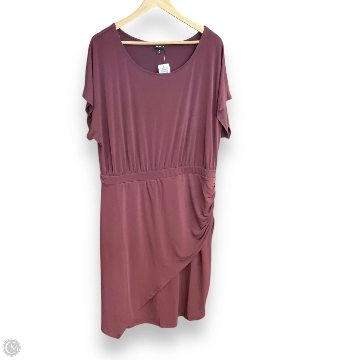 Dress Casual Midi By Torrid In Purple, Size: 2x