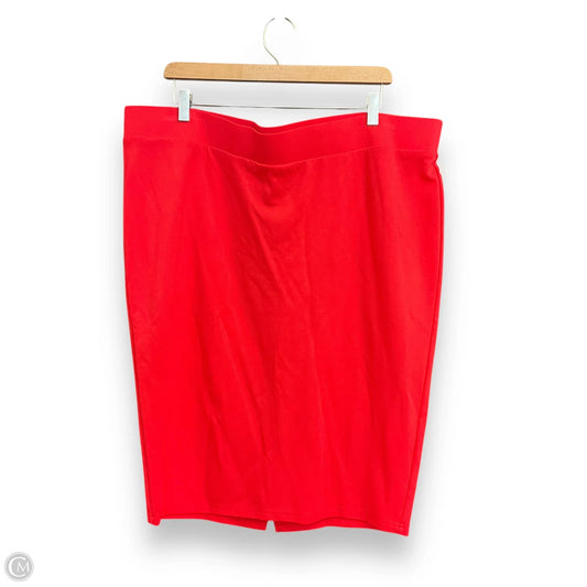 Skirt Mini & Short By Torrid In Red, Size: 3x