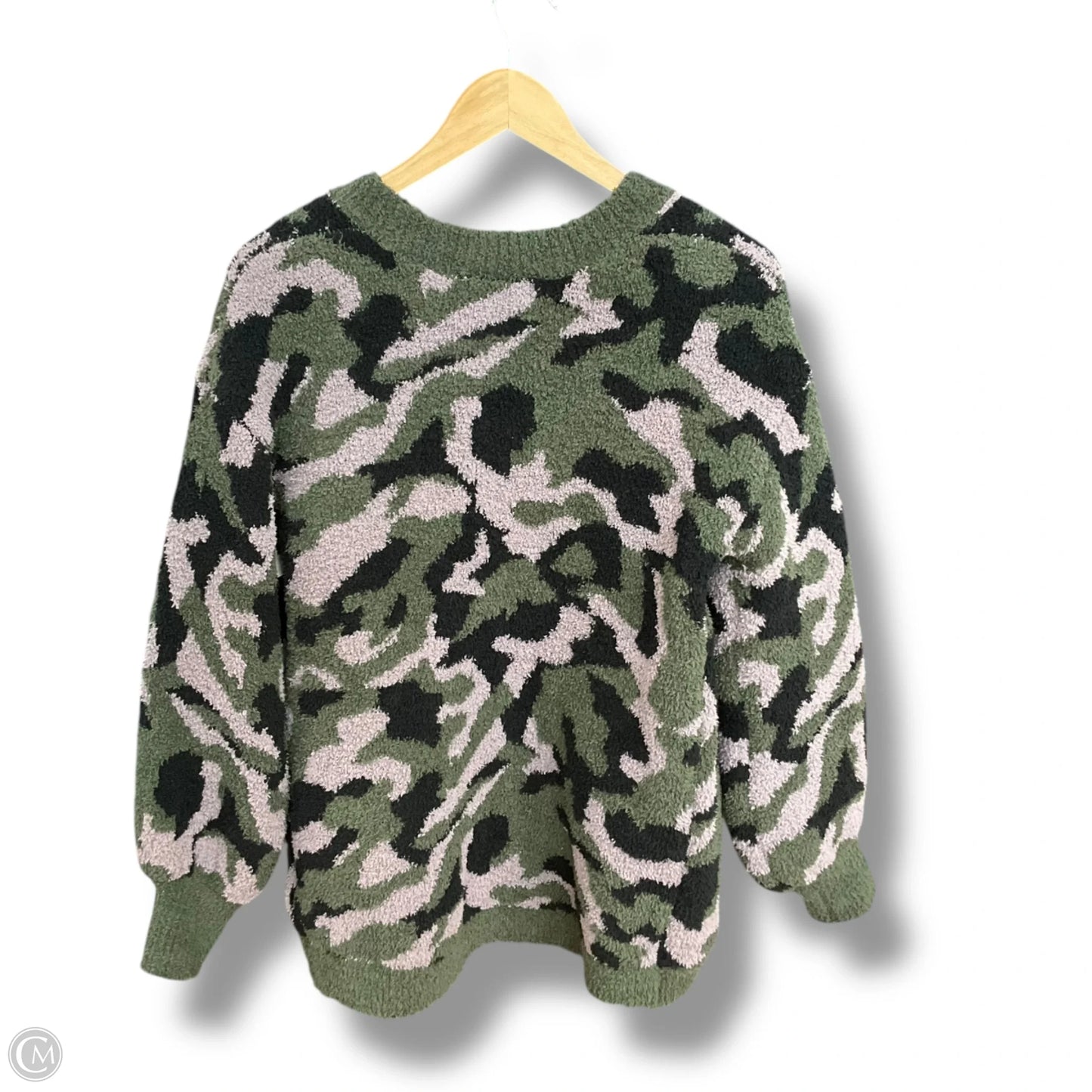 Cardigan By Rachel Zoe In Camouflage Print, Size: S