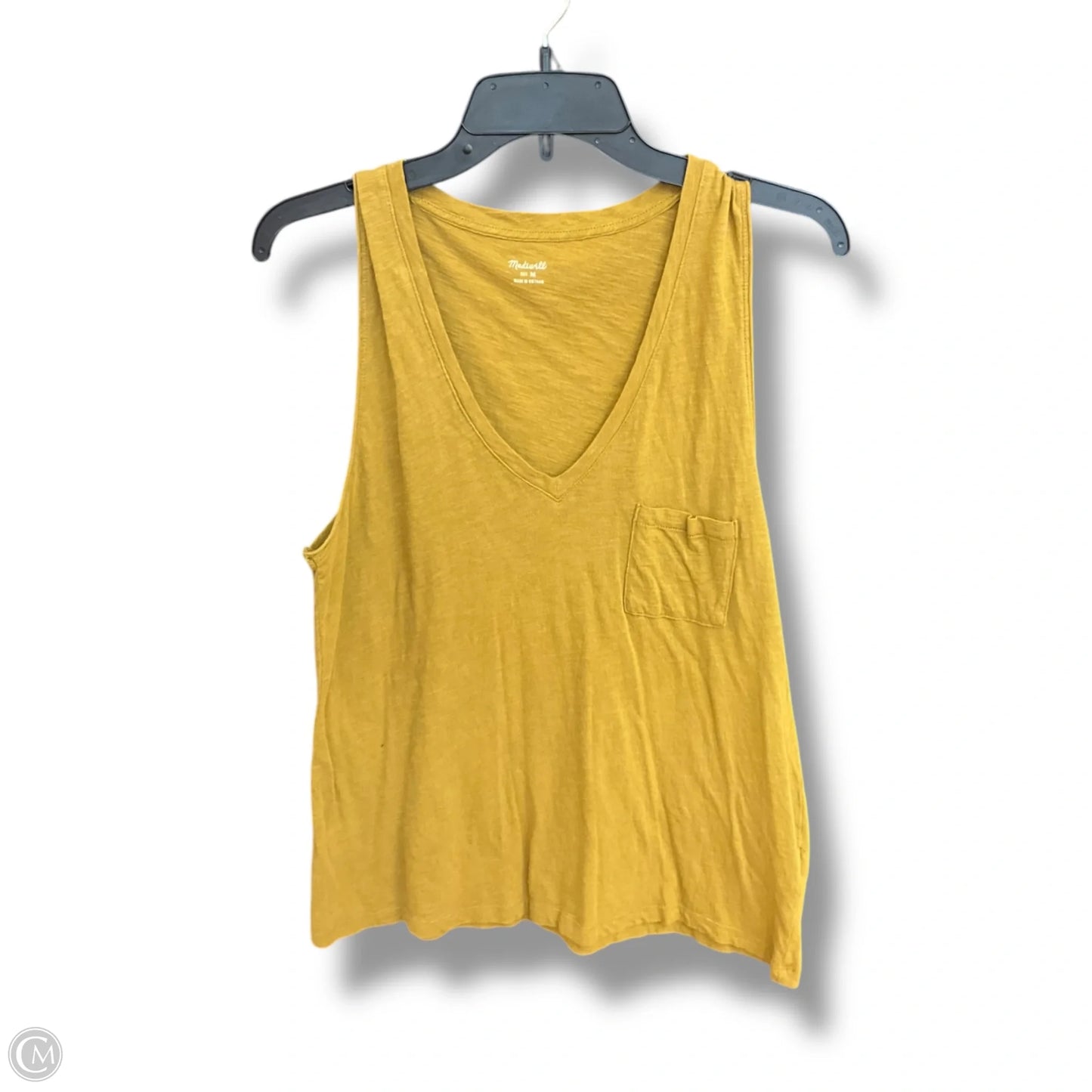 Top Sleeveless By Madewell In Green, Size: M