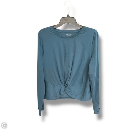 Top Long Sleeve By Athleta In Blue, Size: Xl