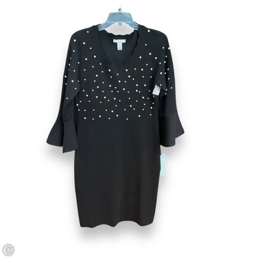 Dress Party Short By London Times In Black, Size: L